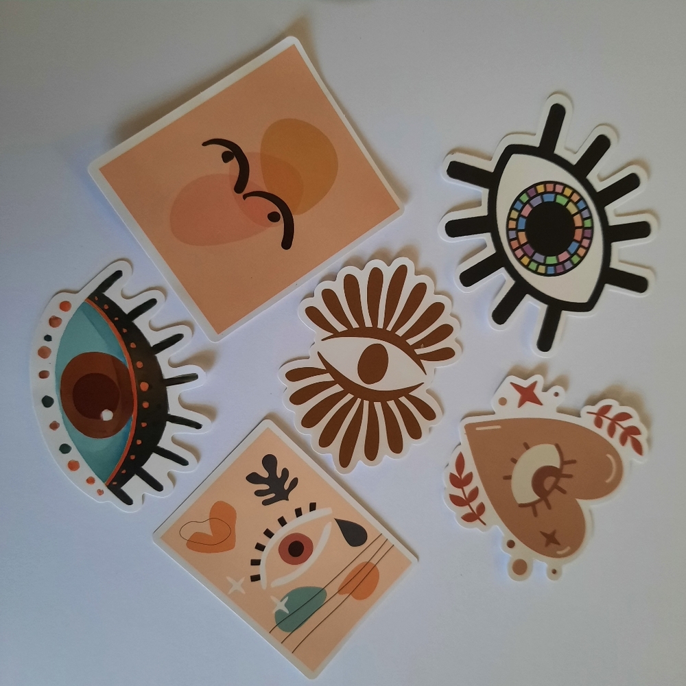 🌟FREE with purchase🌟 Third Eye Vinyl Sticker Decal - Pack of 6!